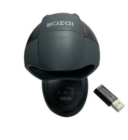 сканер штрих-кода беспроводной idzor 9800bt 2d bluetooth, usb (c подставкой)